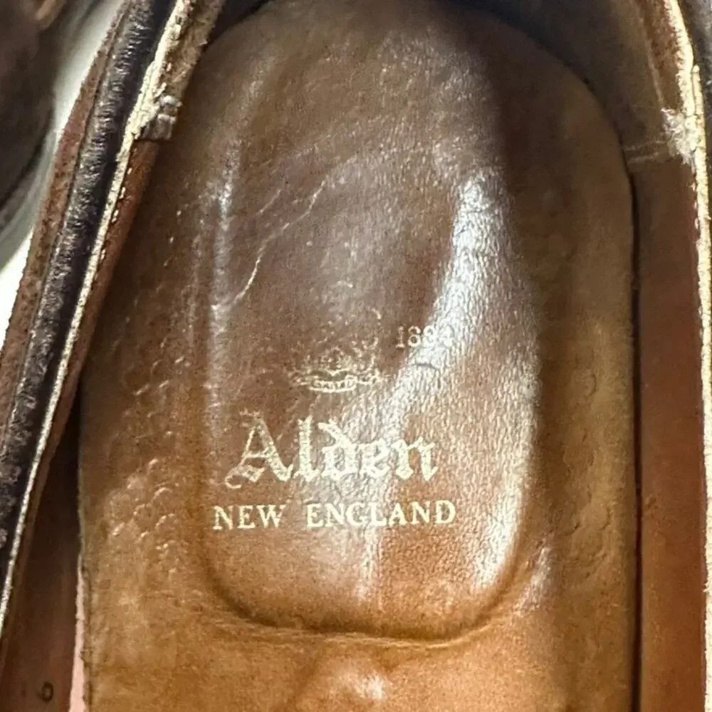 NEW HEELS Alden 666 Tassel Moccasin Loafer Mocha Kid Suede Made in USA 12.5 C
